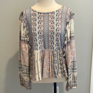 American Eagle Peplum Top